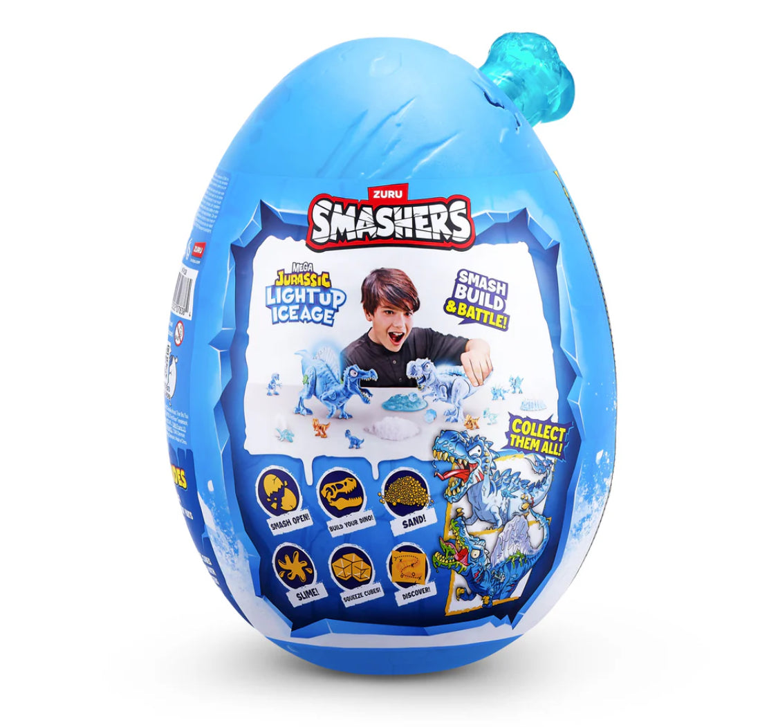 SMASHERS DINO ICE AGE LIGHT UP MEGA EGG
