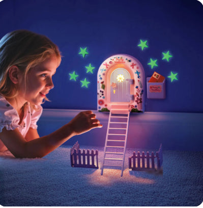 KIDZMAKER STARLIT LIGHT UP FAIRY DOOR