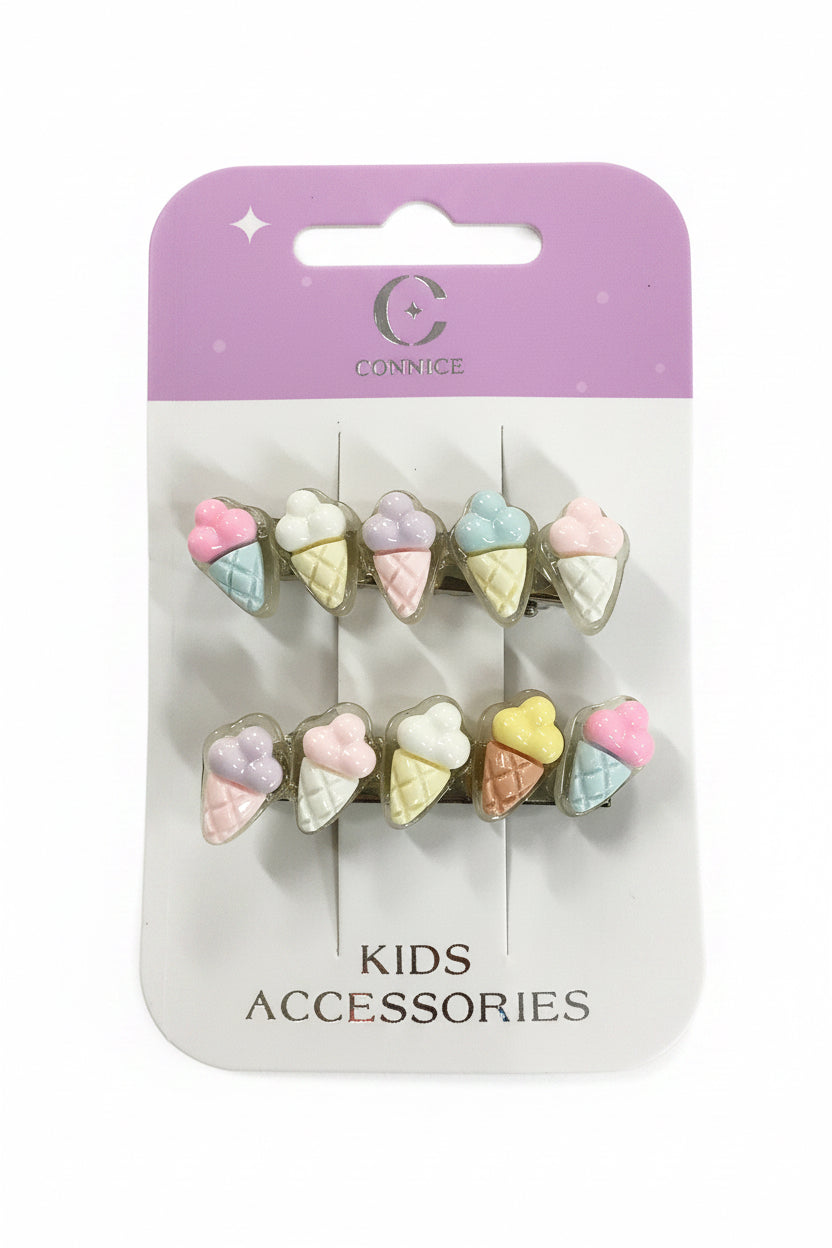 C/NICE HC11581 ICE CREAM HAIR CLIPS