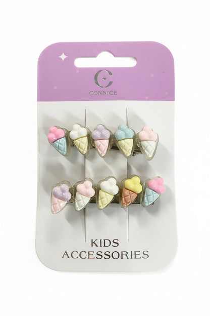 C/NICE HC11581 ICE CREAM HAIR CLIPS