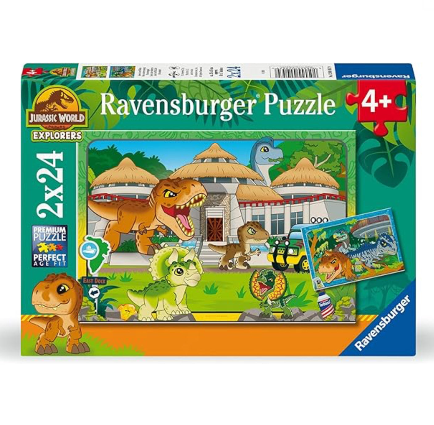 PUZZLE 2X24PC JURASSIC WORLD EXPLORERS