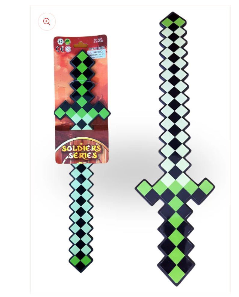 PIXELATED FOAM SWORD