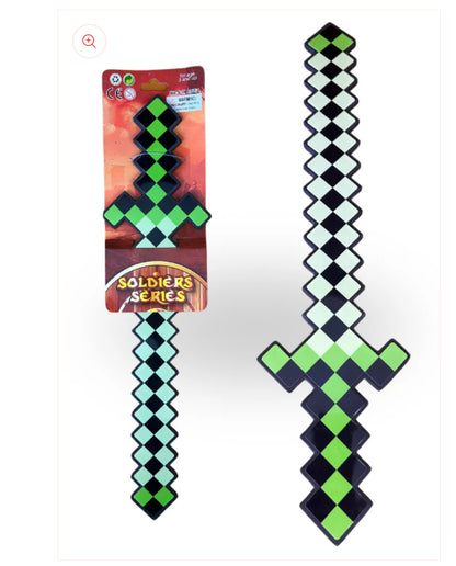 PIXELATED FOAM SWORD