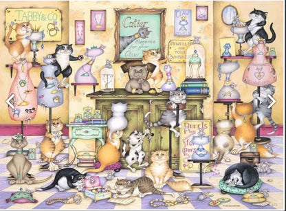 PUZZLE 500PC CRAZY CAT TABY & CO