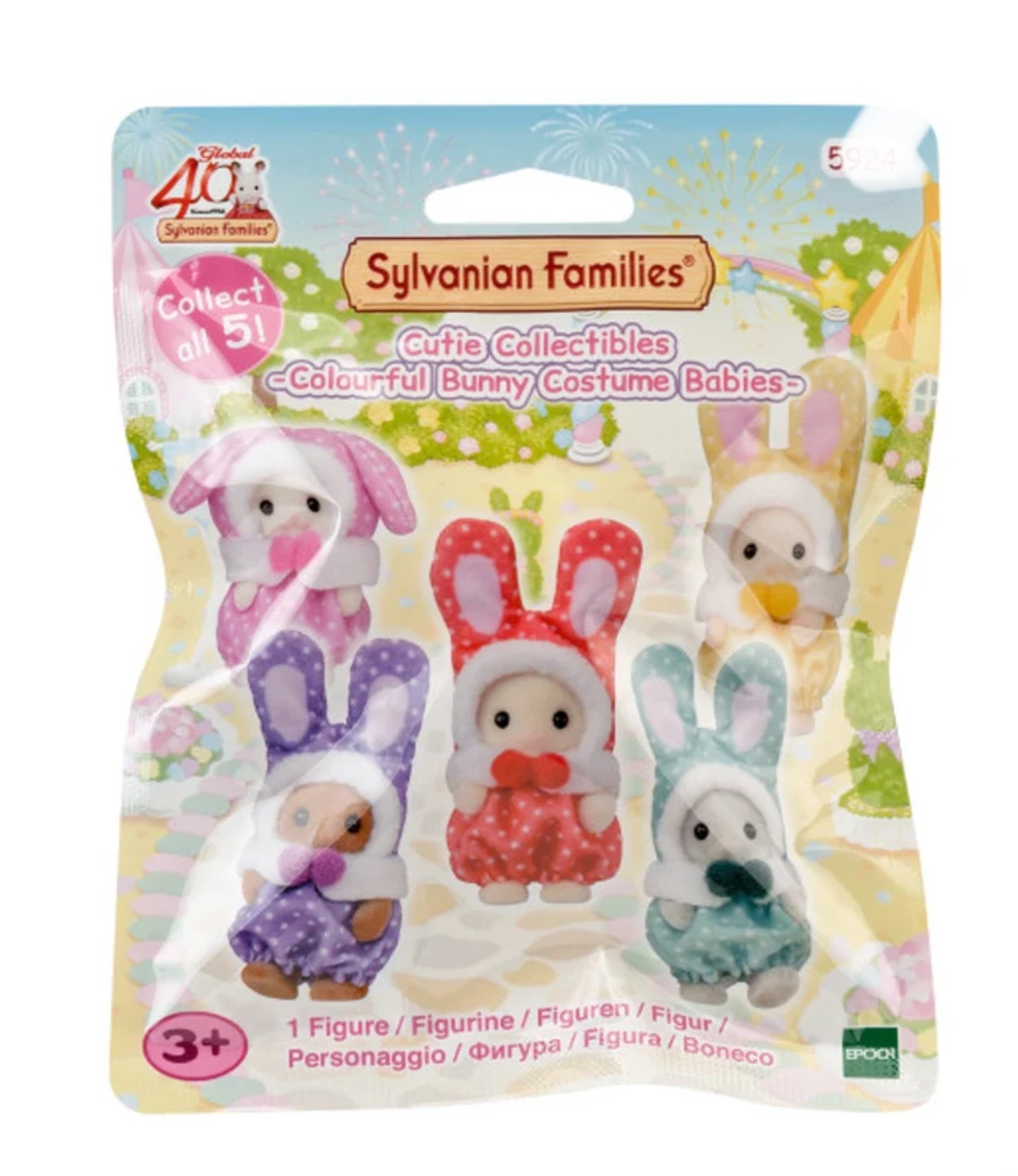 SYL/F COLOURFUL BUNNY COSTUME BABIES