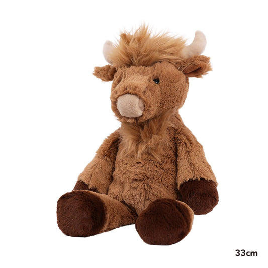 PLUSH MARY MEYER ANIMAL 33CM HIGHLAN COW
