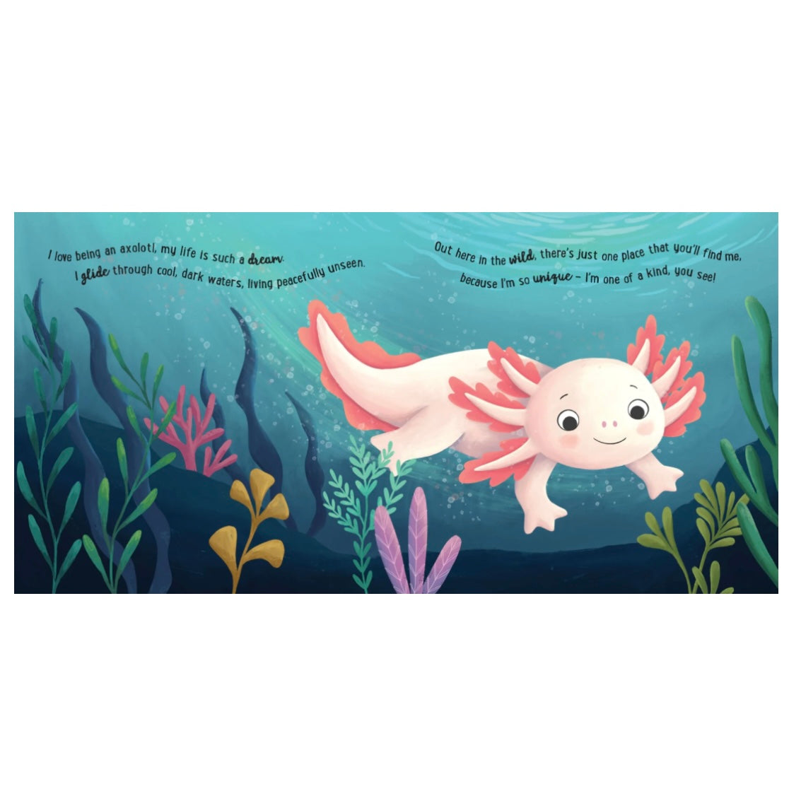 BOOK I LOVE BEING AN AXOLOTL