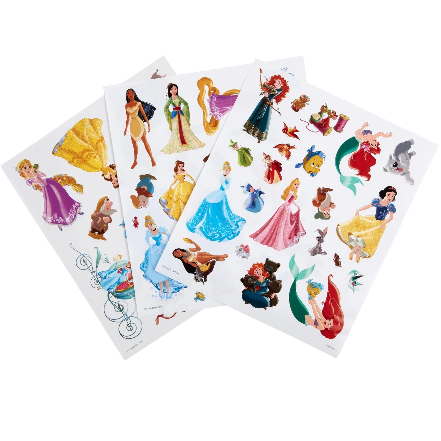 CRAYOLA CLR/STKR ACT SET PRINCESS