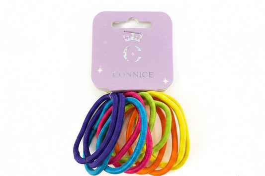 C/NICE HC02572 12PK HAIR TIE AST COLOURS