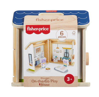 F/P WOODEN FOLDING DOLLHOUSE