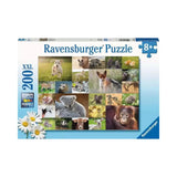 PUZZLE 200PC CUTE ANIMAL BABIES