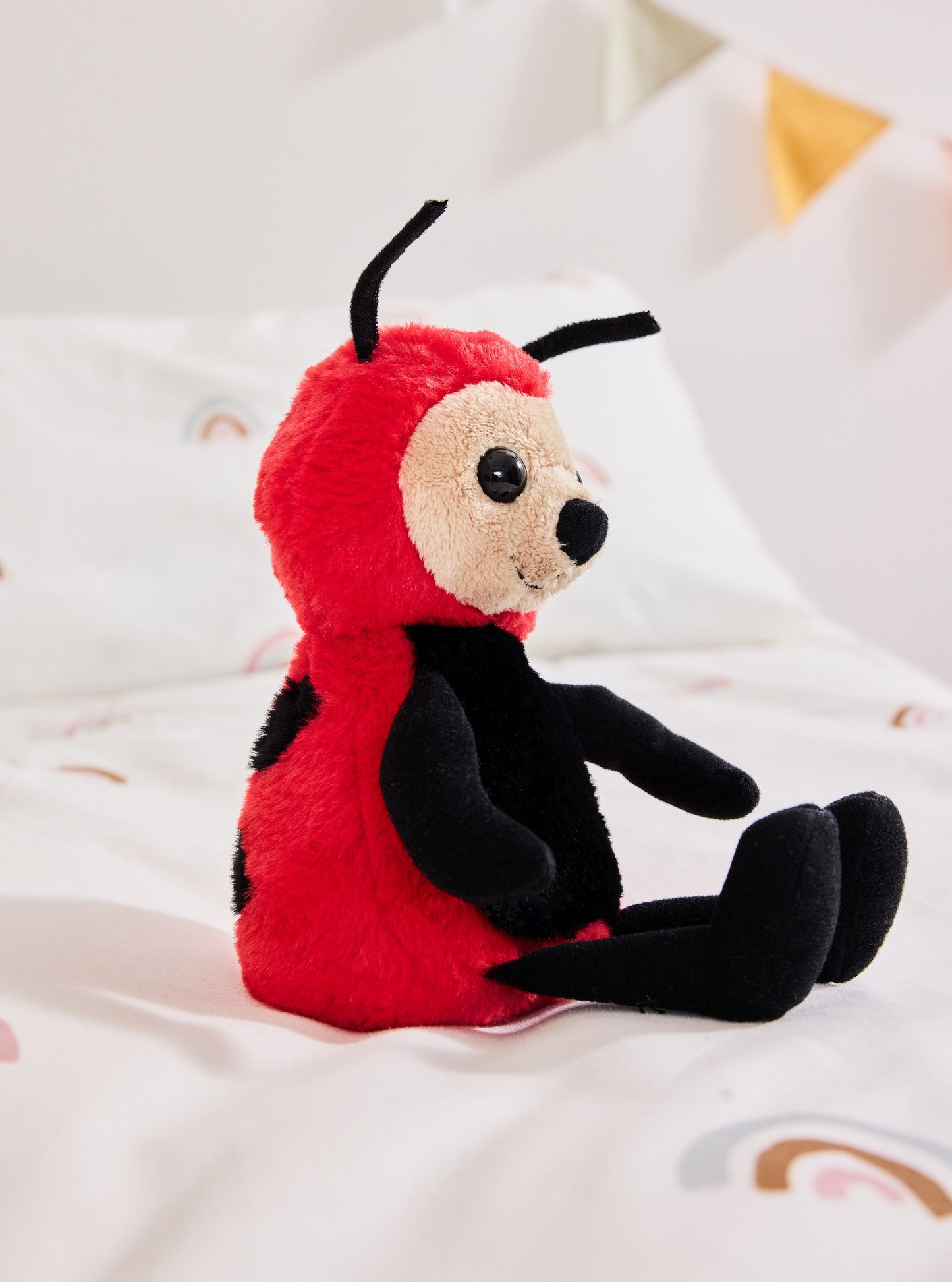 CB BEAR & ME LEAF LADYBIRD ROSE RED