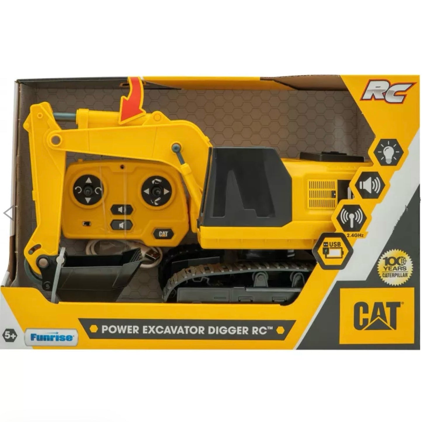 R/C CAT POWER EXCAVATOR DIGGER