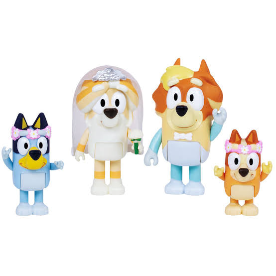 BLUEY S10 FIGURE 4PK SPECIAL SET