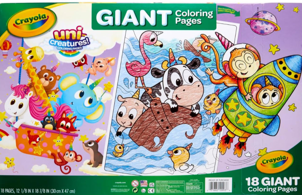 CRAYOLA GCP FOLDALOPE UNI CREATURES
