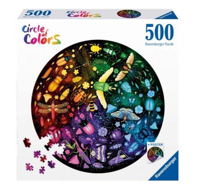 PUZZLE 500PC CIRCLE OF COLOR MANGA
