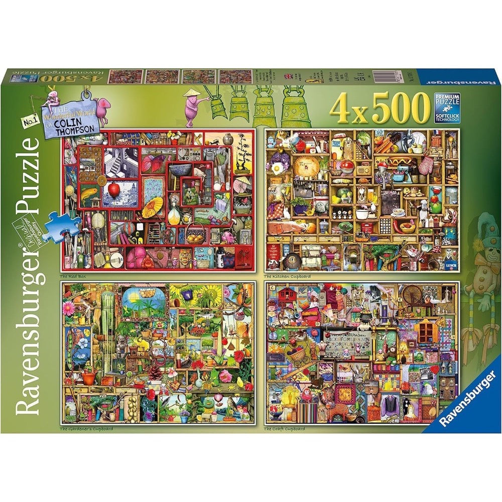 PUZZLE 4X500PC WONDERFUL WORLD OF COLIN