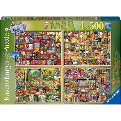 PUZZLE 4X500PC WONDERFUL WORLD OF COLIN