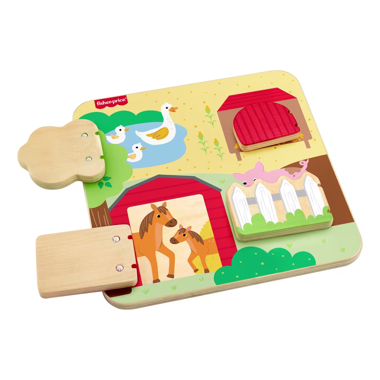 F/P WOODEN FARM ANIMALS BOARD