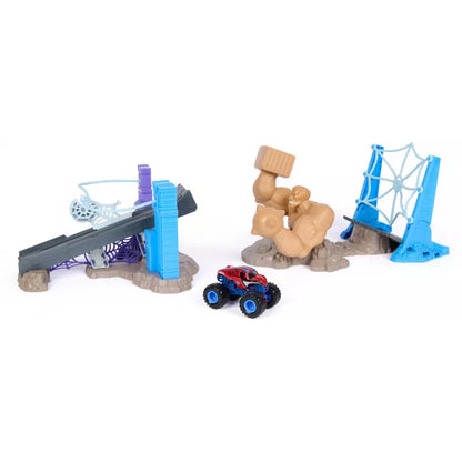MONSTER JAM MARVEL SPIDERMAN PLAYSET