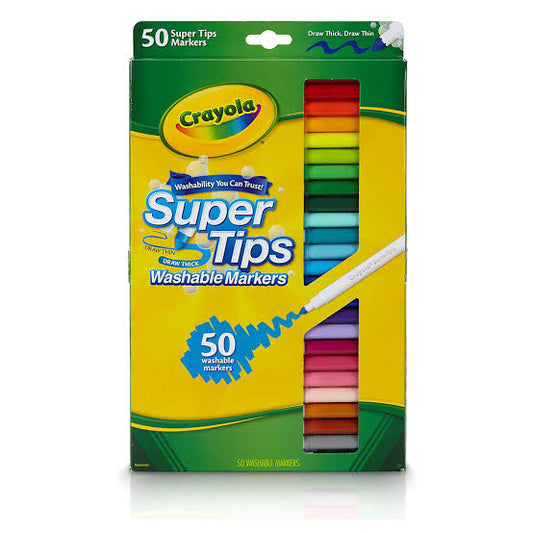 CRAYOLA MARKER SUPER TIPS 50