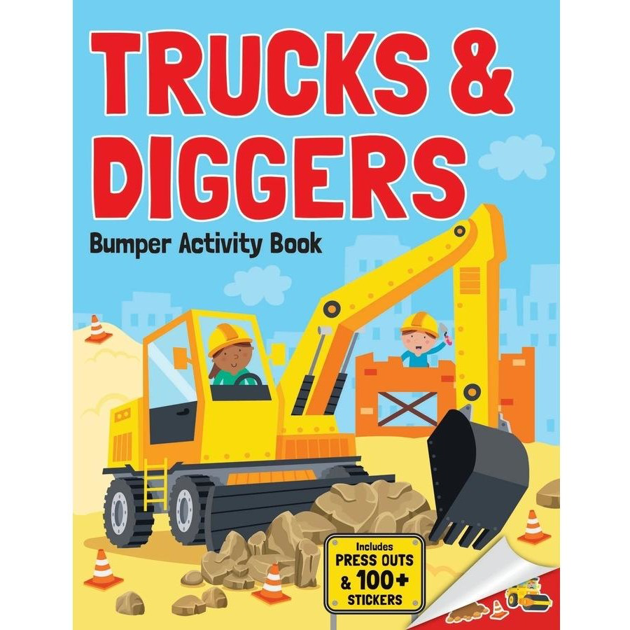 BOOK TRUCKS & DIGGERS ACTIVITY BOOK
