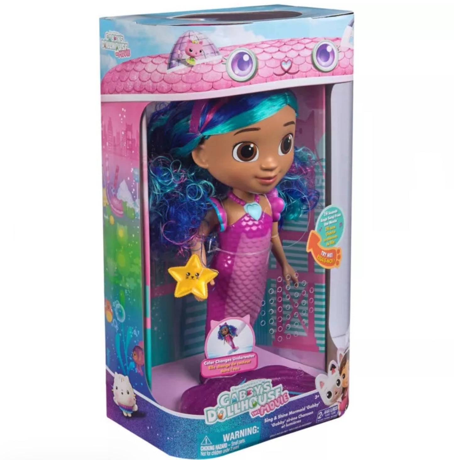 GABBYS DOLLHOUSE MOVIE FEAT MERMAID DOLL