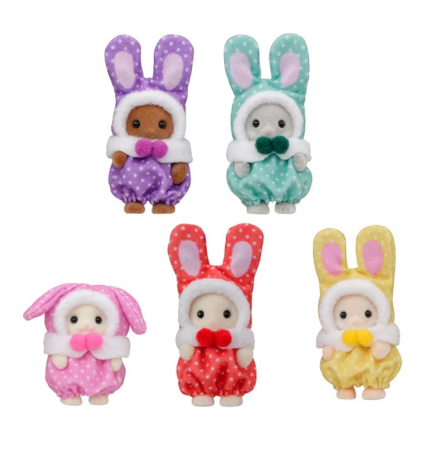 SYL/F COLOURFUL BUNNY COSTUME BABIES