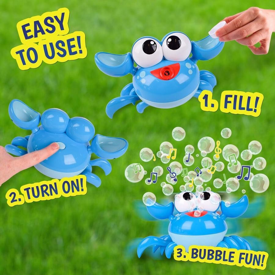 MAXX BUBBLES DANCING CRAB BUBBLE MACHINE
