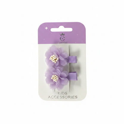 C/NICE HC08543 MESH FLOWER HAIR CLIP