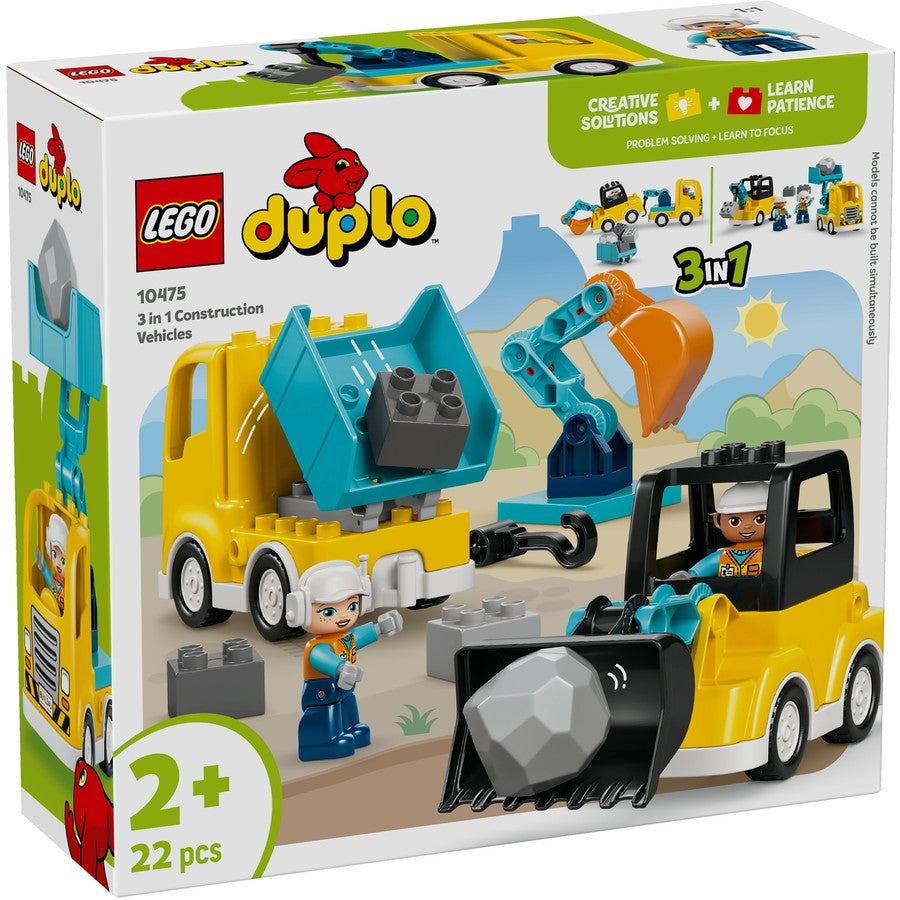 LEGO 10475 DUPLO 3 IN 1 CONSTRUCTION VEH
