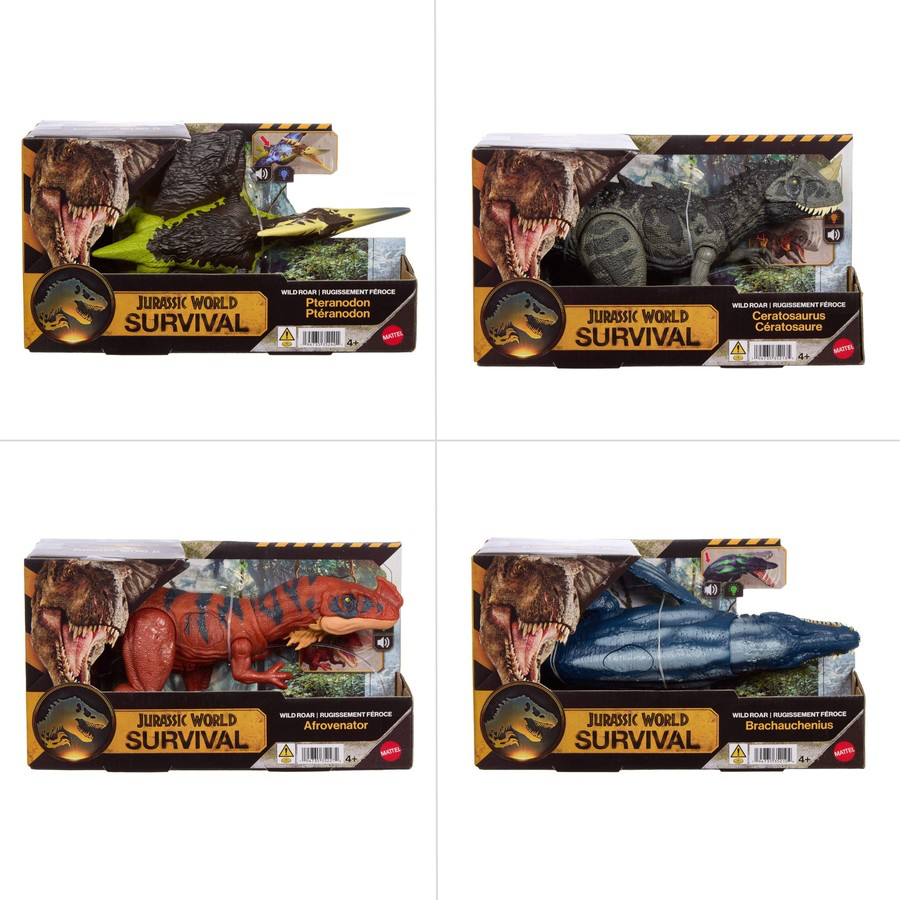 JW SAGA WILD ROAR DINO AST