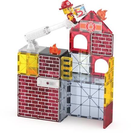 MAGNA TILES FIRE STATION 50PC