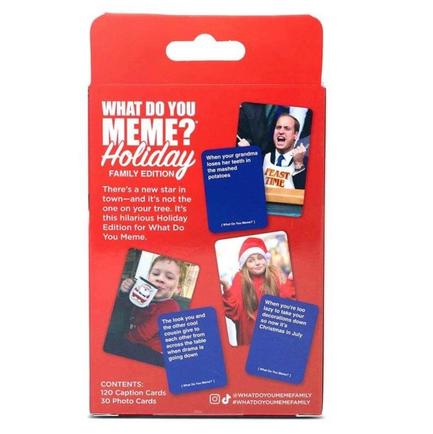 GAME WHAT DO YOU MEME FAMILY HOLIDAY
