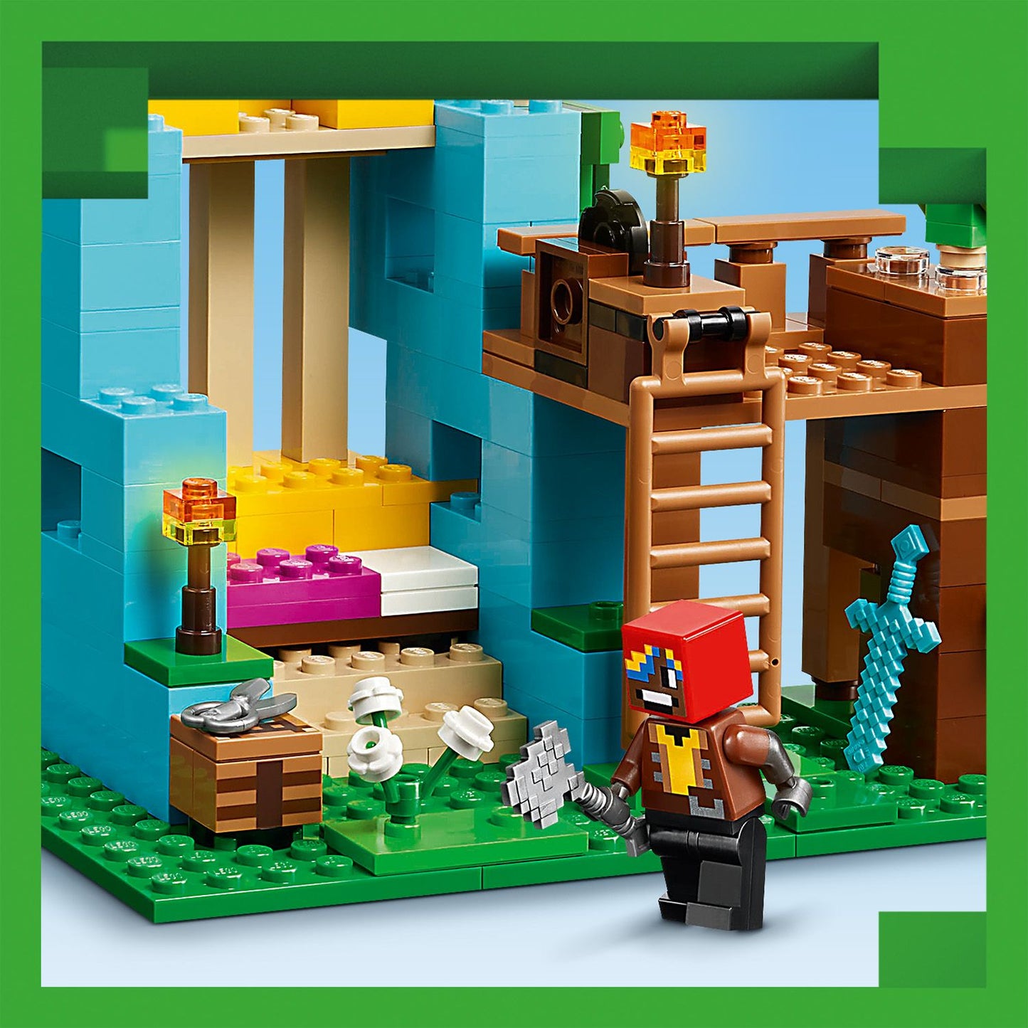 LEGO 21282 MINECRAFT THE PARROT HOUSE