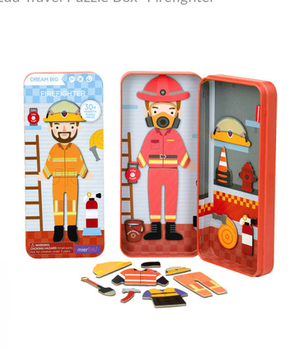 TRAVEL MAGNETIC BOX - FIREFIGHTER