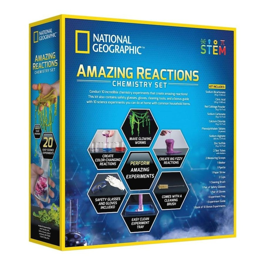NG AMAZING REACTIONS CHEMISTRY SET