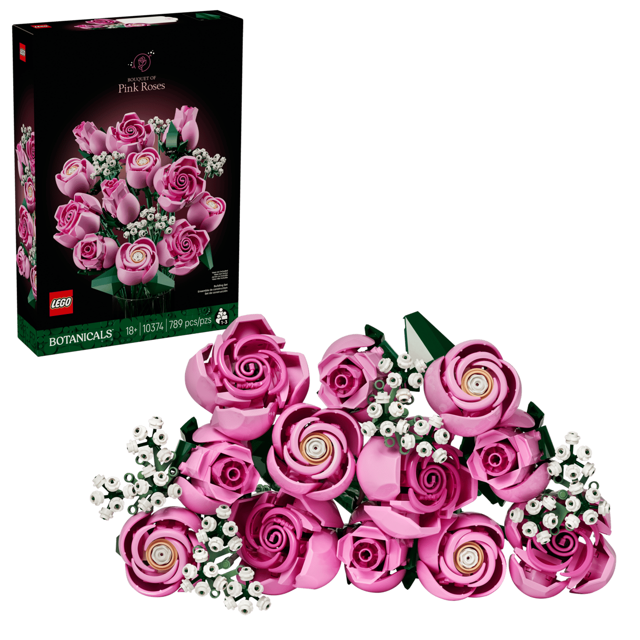 LEGO 10374 BOTANICALS BOUQUET PINK ROSES