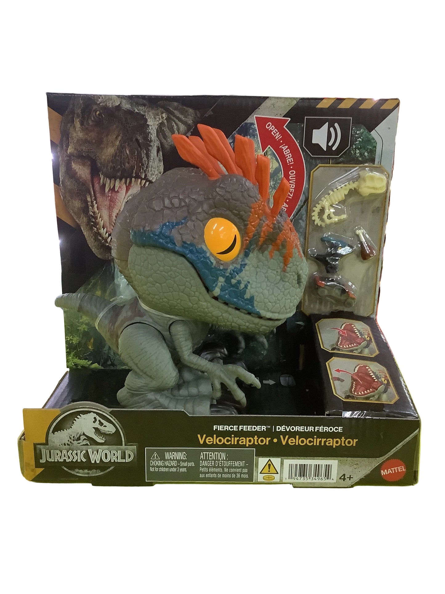 JURASSIC WORLD  INTERACTIVE DINO VELOCIRAPTOR