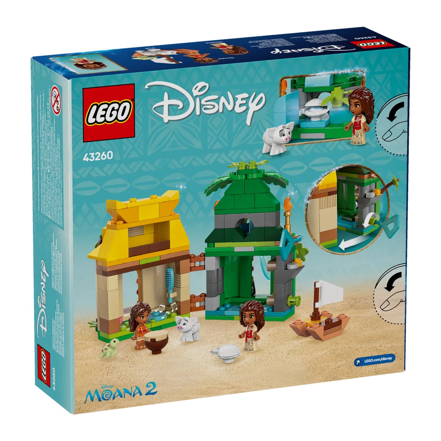 LEGO 43260 DISNEY MOANA'S ISLAND FUN