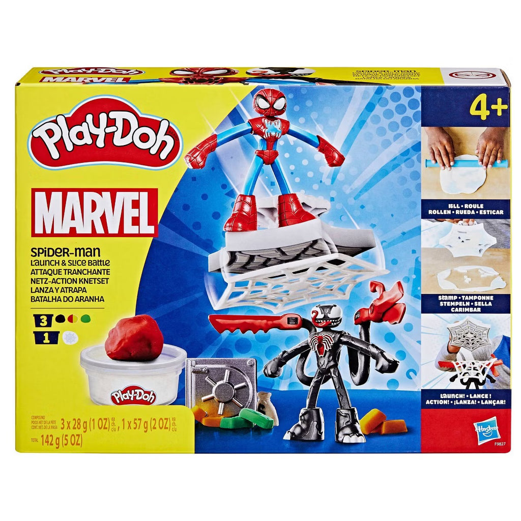 P/DOH SPIDERMAN LAUNCH & SLICE BATTLE