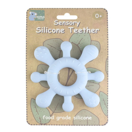 SENSORY SILICONE TEETHER AST