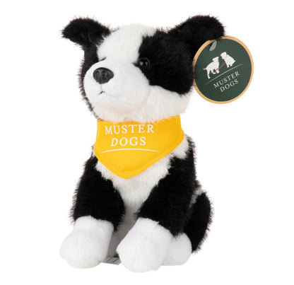 PLUSH MUSTER DOGS BORDER COLLIE 22CM