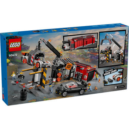 LEGO 60472 CITY SCRAPYARD WITH CARS