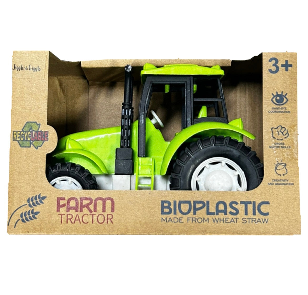 JIGGLE & GIGGLE BIOPLASTIC FARM TRACTOR
