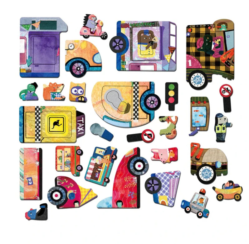 TRAVEL MAGNETIC BOX - CARS