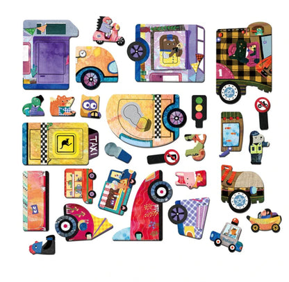 TRAVEL MAGNETIC BOX - CARS