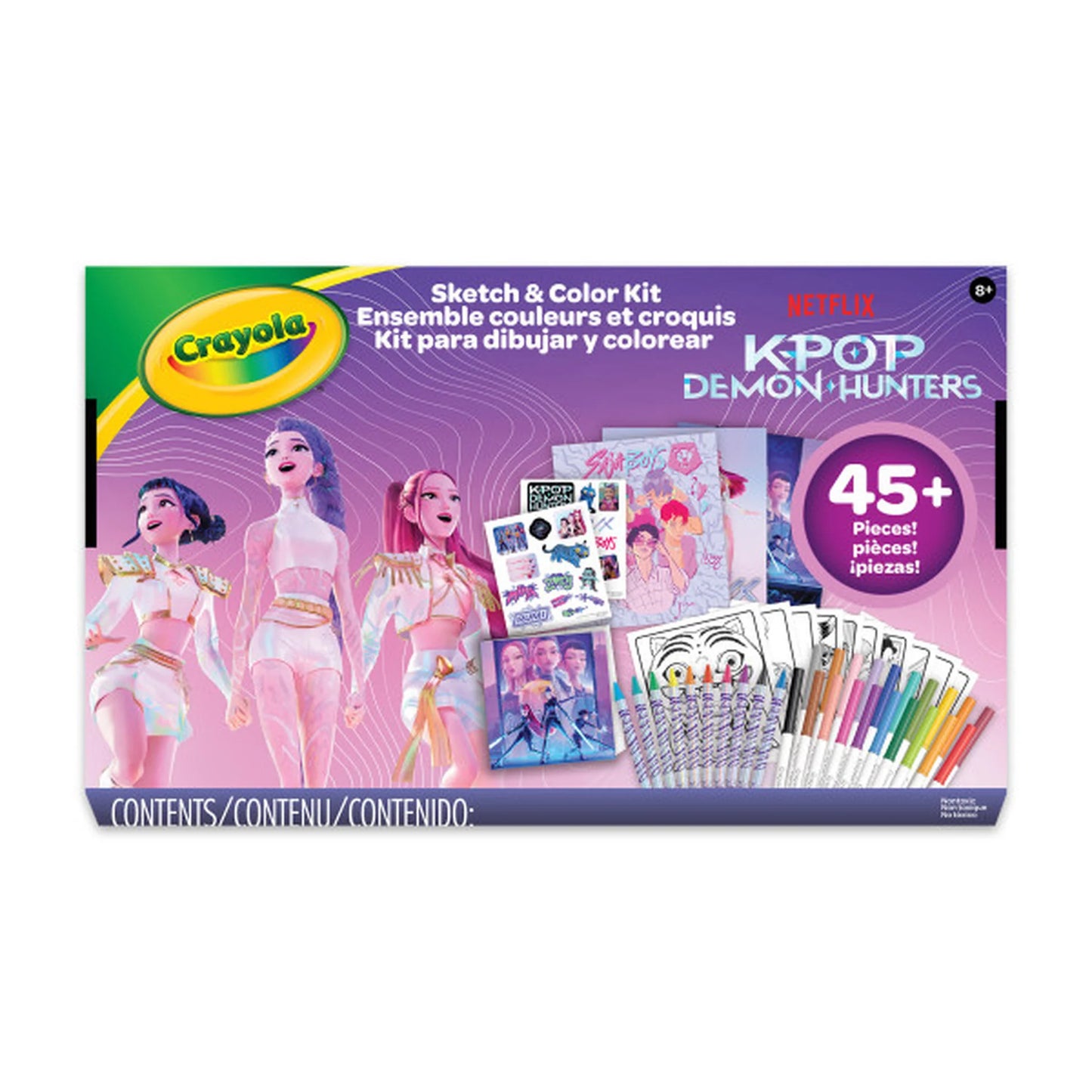 CRAYOLA K-POP DH SKETCH & COLOR KIT