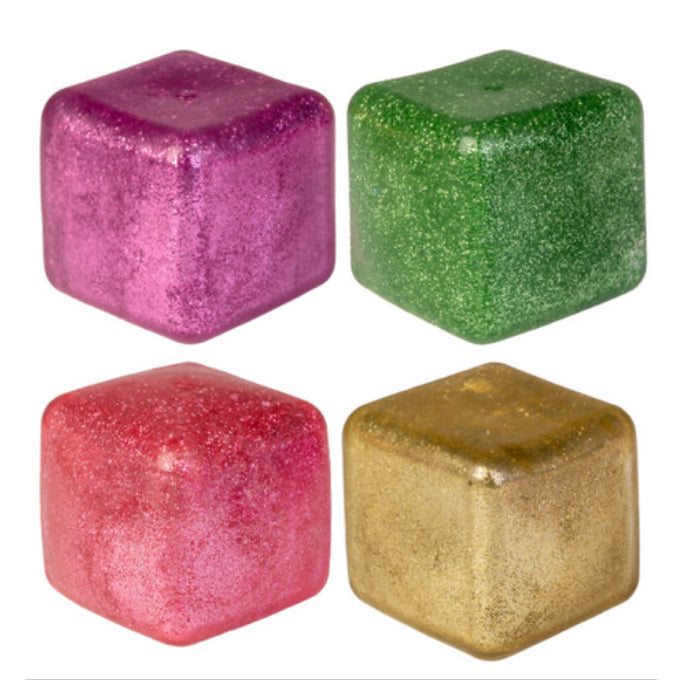 SQUISHY MEGA GLITTER CUBE AST