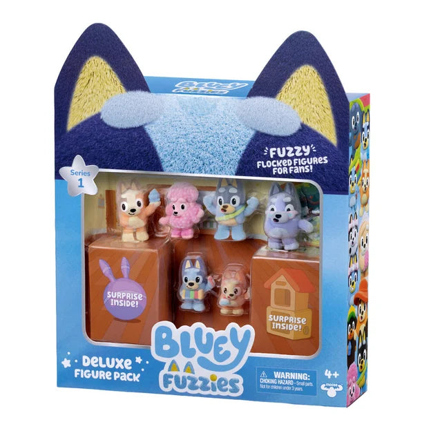 BLUEY S14 FUZZIES DLX FIG PK